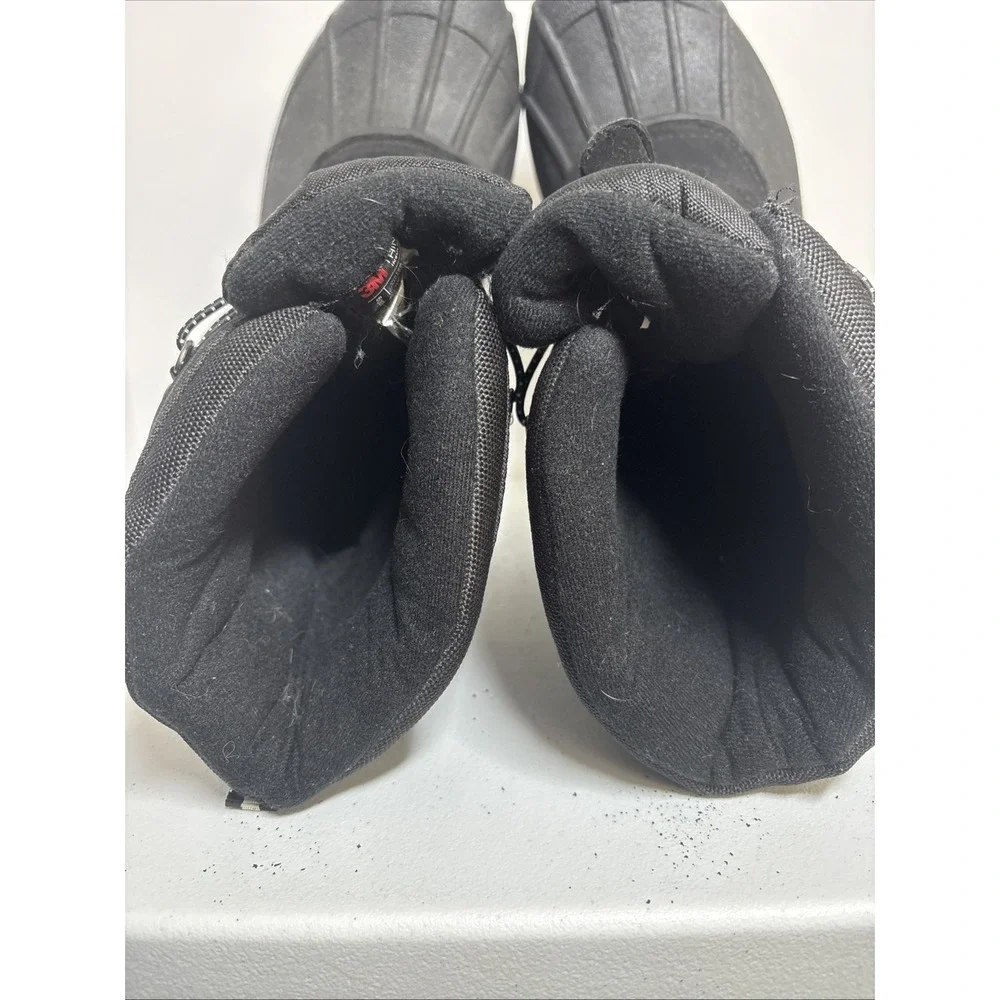 Falls Creek Snow Boots Black 3M Thinsulate Water Resistant Men's Sz 7